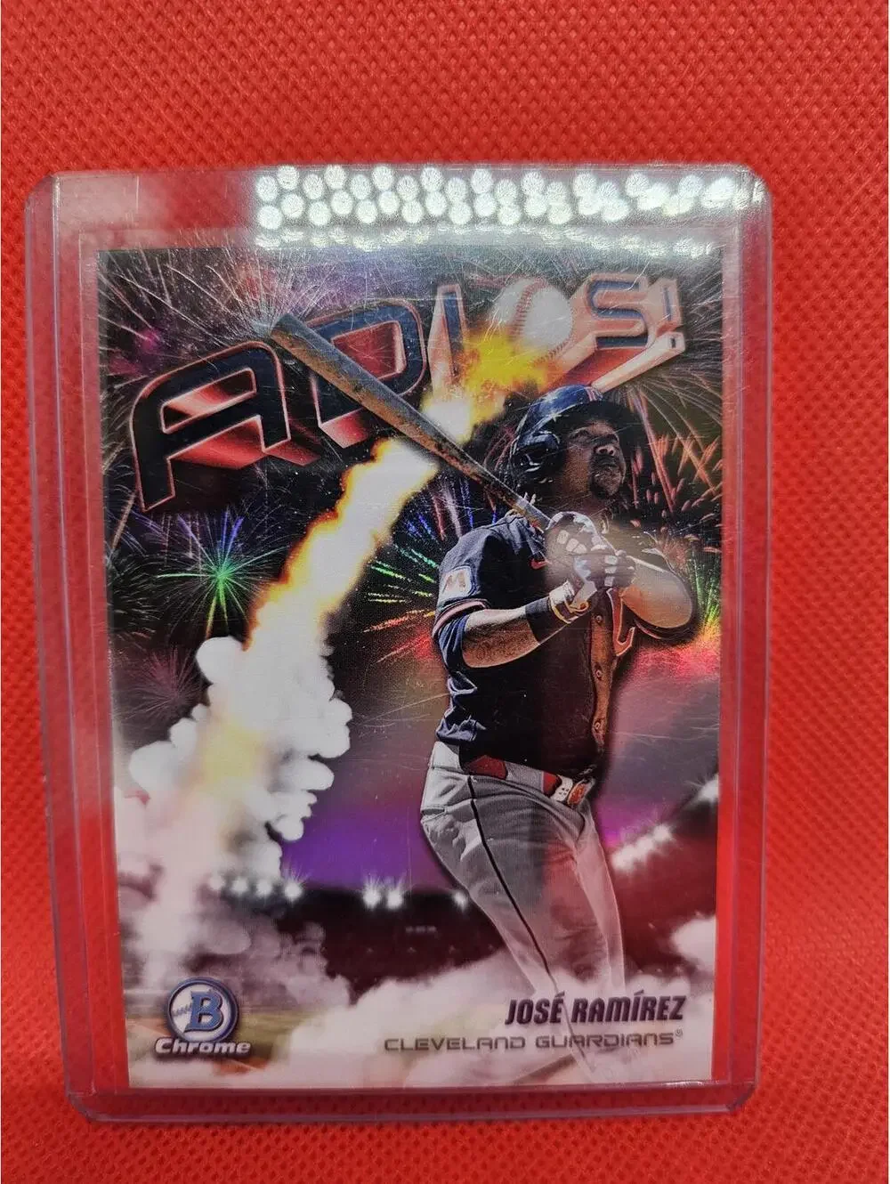 Jose Ramirez #AD-1 2025 Bowman Chrome Adios insert